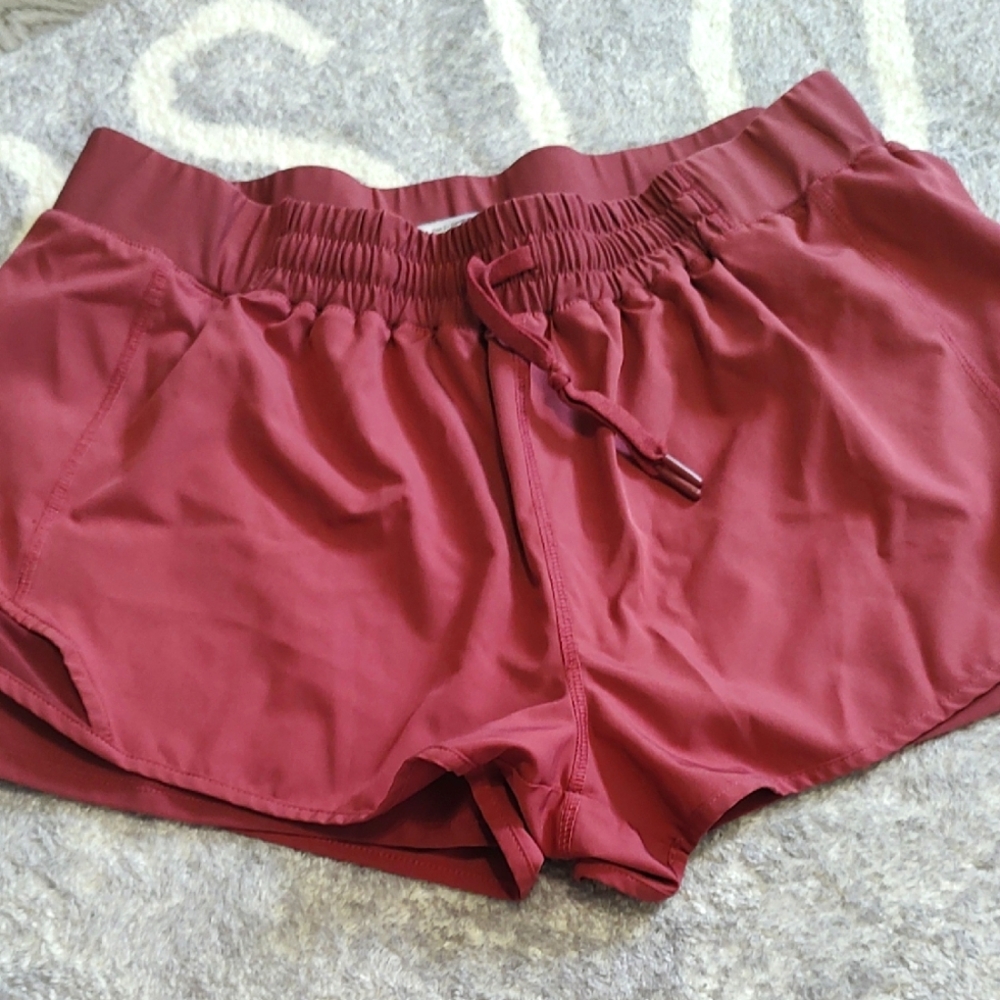 MPG Maroon Athletic Shorts